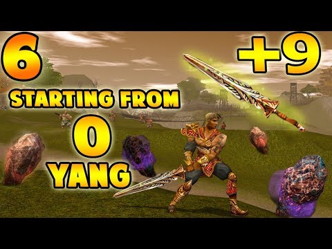 [6] Metin2 UK - Starting from ZERO Yang - 100 Metins - RIB+9