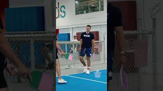 Miroslav Holinka Tries Pickleball