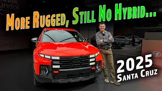 Hyundai's 2025 Santa Cruz Pickup Gets Rugged Looks, But The Hybrid Is Still MIA...