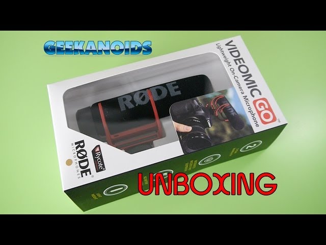 Video teaser for Rode VideoMic GO Unboxing & First Look @rodemics