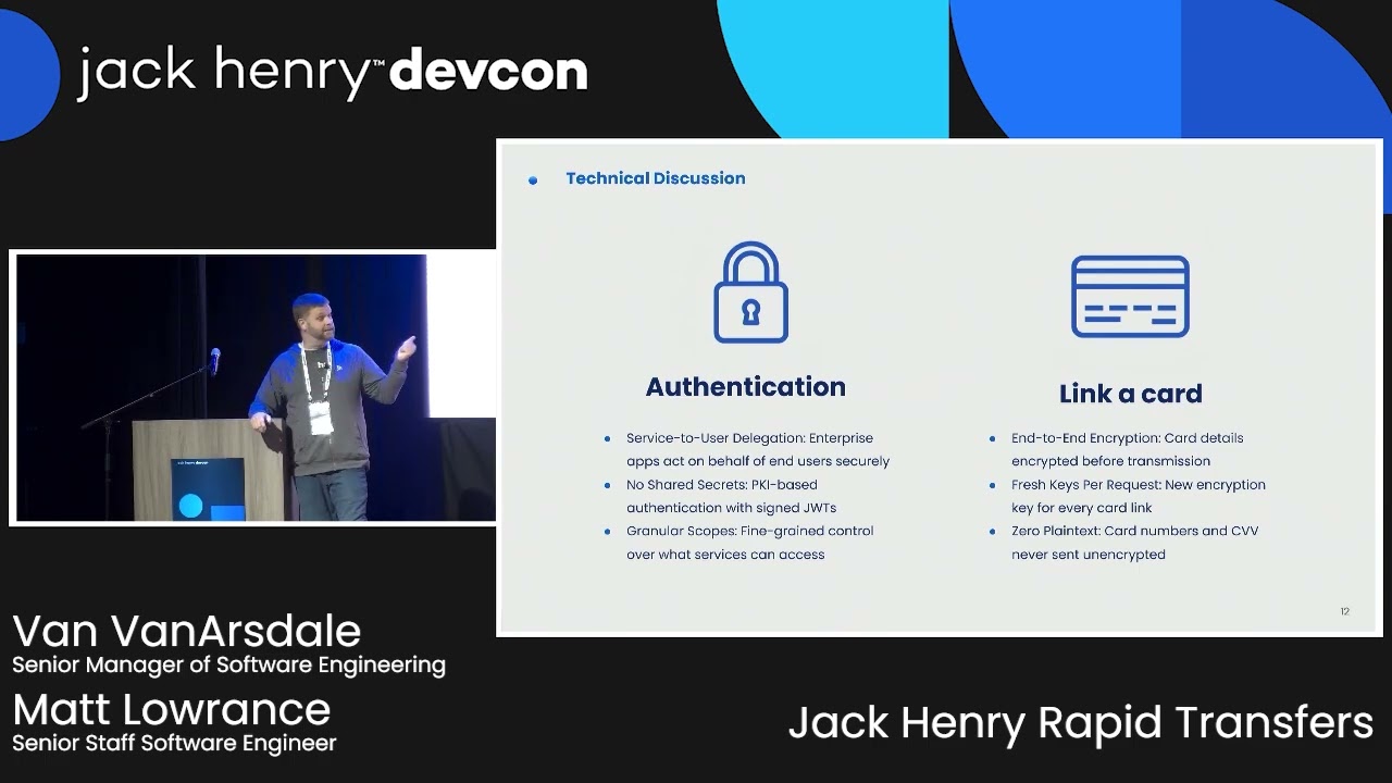 Jack Henry Rapid Transfers w/ Van VanArsdale & Matt Lowrance | Jack Henry DevCon 2026