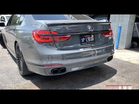 2019 BMW Alpina B7 Muffler delete #Muffy D