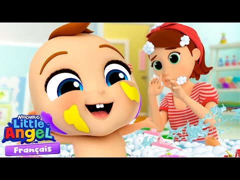 C'est l'heure du bain | Nouvel Épisode | Comptines avec Bébé Louis | Little Angel Français
