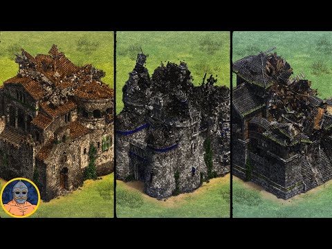 Every Castle Collapsing | AoE II: DE