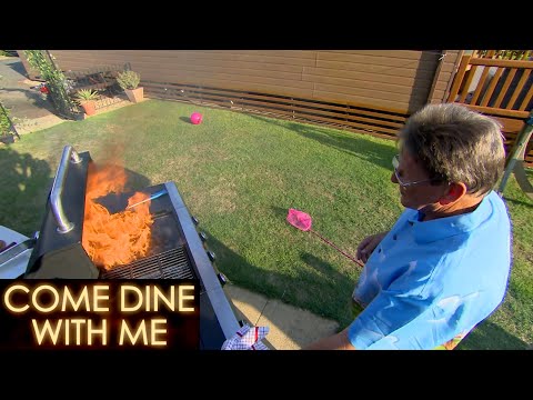 Chris' Barbecue Goes On Fire! | Come Dine With Me