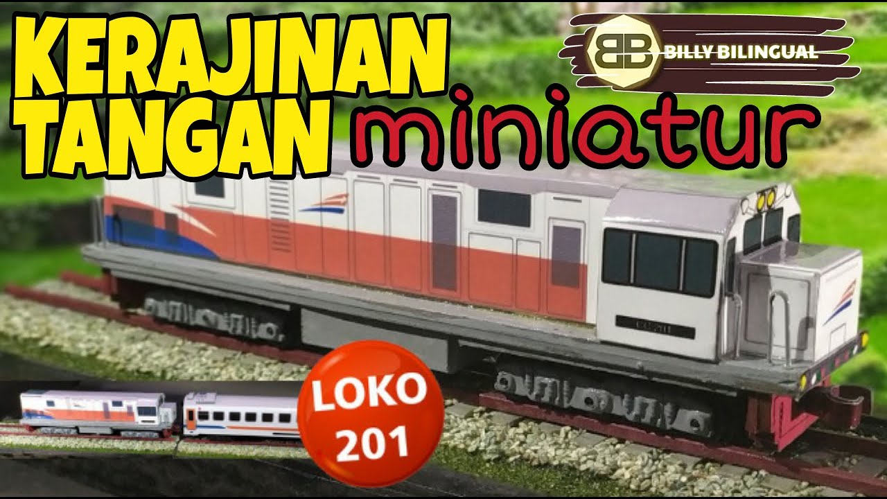 Unboxing Kereta Api Indonesia Seri Lokomotif (Handmade)
