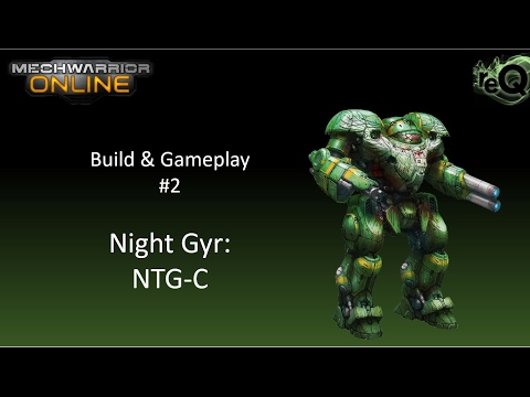 MWO: Night Gyr NTG-C 'Fat-Boy' loadout and gameplay...with flying..sort of