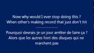 Glee - U can&#39;t touch this / Paroles &amp; Traduction