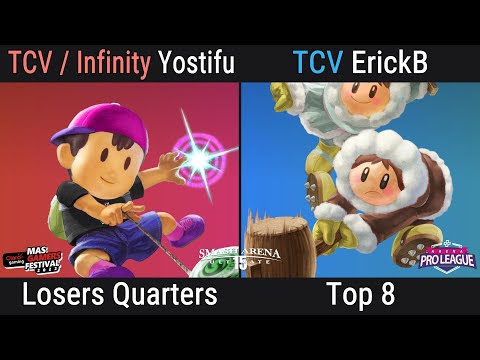 SAU15: Losers Quarters - TCV| Infinity| Yostifu (Sora, Ness) TCV| ErickB (Dr. Mario, Ice Climbers)