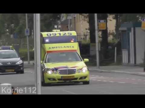 [Dagcompilatie 16-08-2014], Rapid Responders & E klasse Ambulances met spoed in Utrecht