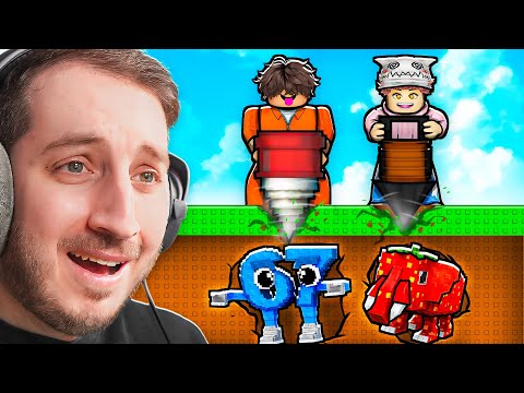 روبلوكس تحديت مازن… مين يجمع فلوس أكثر في Drill for Brainrots؟! 😱🔥