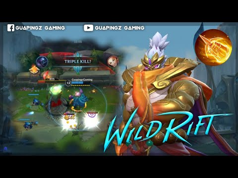 Wild Rift RANKED JAX VS GAREN TOP LANE | BUILD AND GAMEPLAY |