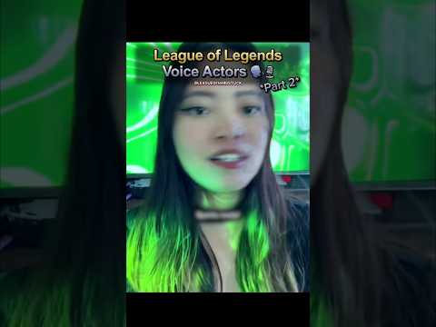 Voice Actors 🗣🎙Part 2 - League of Legends #leagueoflegends #shorts #lol