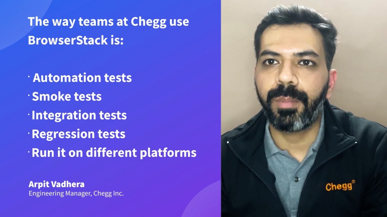 Chegg adopts BrowserStack to automate testing across platforms and browsers