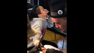 Rihanna getting traditional Polynesian Tattoo by Inia Taylor & assisted by Tiki Taane