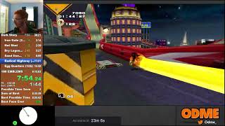Sonic Adventure 2 - 180 Emblem Speedrun in 8:40:55 (10:05:36 RTA)