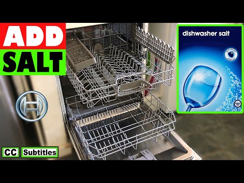 How to add Salt to a Bosch Dishwasher to prevent Limescale build up