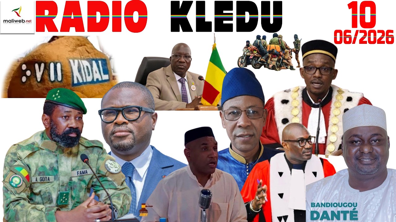 La Revue de Presse de la RADIO KLEDU du 10 Juin 2026