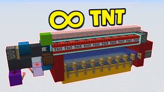 This Minecraft TNT Cannon has INFINITE TNT