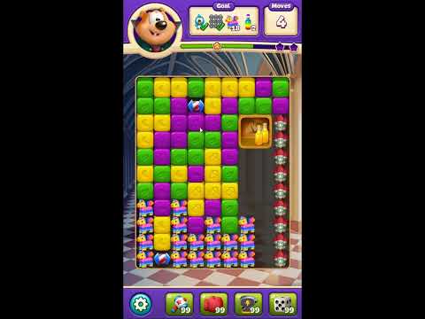 Toon Blast Level 8524 - NO BOOSTERS 🐻🐺🐱 | SKILLGAMING ✔️