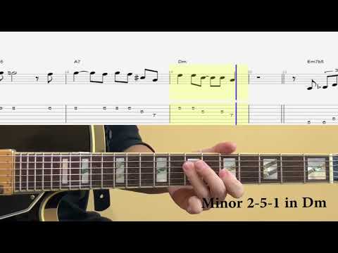 Minor 2-5-1 Jazz Exercises in Dm