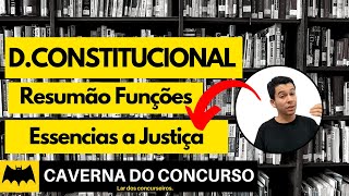 Resumo de Direito Constitucional (Funes Essenciais a Justia)