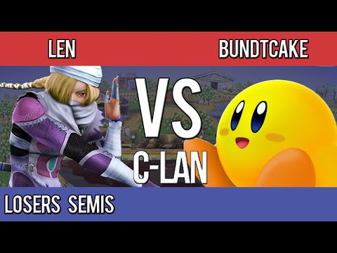 C-LAN - Len (Sheik) vs. Bundtcake (Kirby) - Losers Semis - SSB4