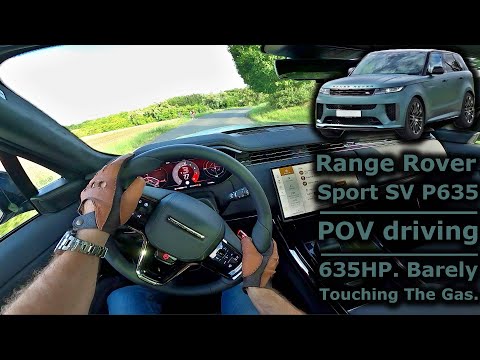 2025 Range Rover Sport SV Gaea Curation P635 | POV driving: The Definition of Effortless Power