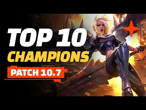 Top 10 BEST Champions - Teamfight Tactics Patch 10.7