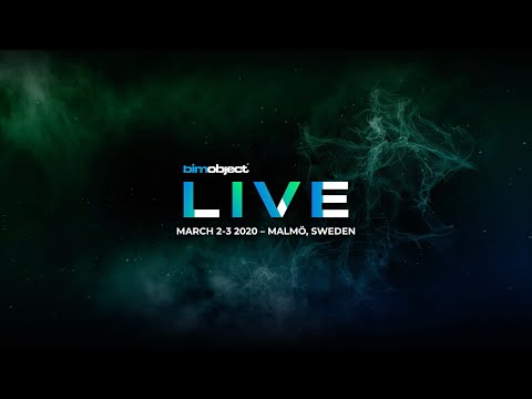 BIMobject LIVE, March 2nd 2020 | Sustainability through Digitisation and Digitalisation