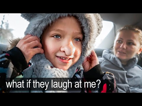 What if everyone at school laughs at me? The first day of school for a special girl.