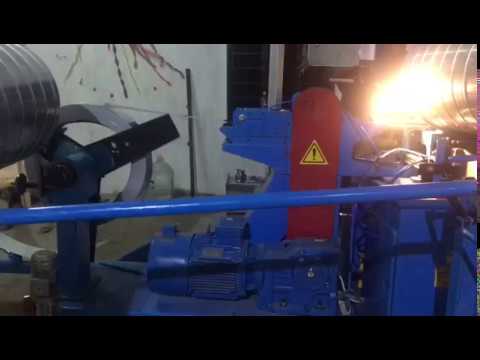 mould type spiral tube former PD1500 is running very well at customer's place