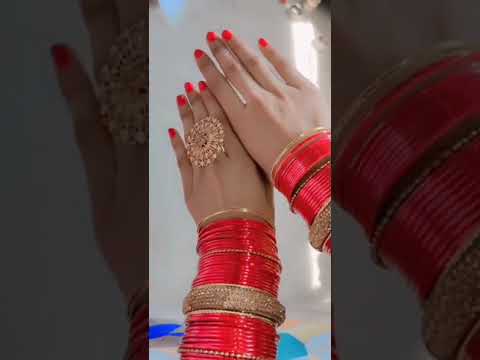 #trending #Indian jewellery #styling  Bridal bangles