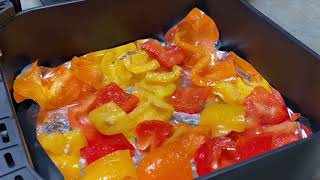 How to Roast Bell Peppers in an Air Fryer