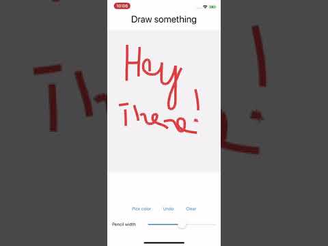 Drawing app with SwiftUI