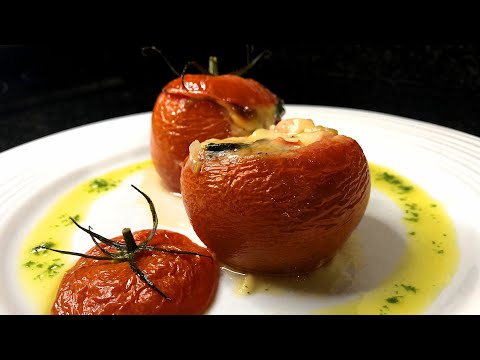 🍅 Stuffed Tomatoes With King Prawns