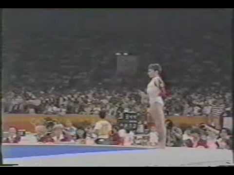 Celestina Popa 1988 Olympics Optionals Floor