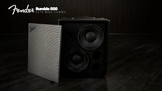 Video thumbnail for Fender Rumble 500 2x10 Bass Combo sound demo | Gear4music by Gear4music Guitars