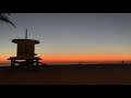First Sunrise of 2020 on Hollywood beach - One Minute of sights, sounds (and smells).