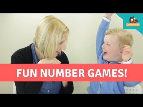 Part of a video titled Maths Games for Kids - Teaching Numbers - YouTube