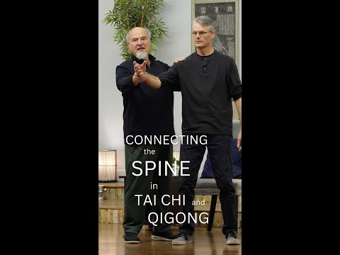Spinal Connections in Tai Chi and Qigong for back health  #shorts
