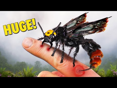 STUNG by Giant Mammoth Wasp and Other Painful Insects!