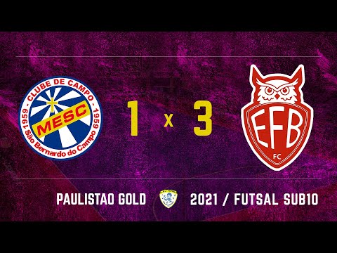 MESC/SBC 1 x 3 Brasil FC  - Paulistão Gold Liga da Juventude sub10 - 25/08/2021