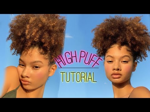 HOW TO: HIGH AFRO PUFF | Hannah Mussette