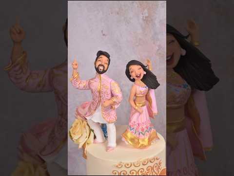 Sangeet Cake! #cake #sangeet #dancer #fondantfigures #bangalore