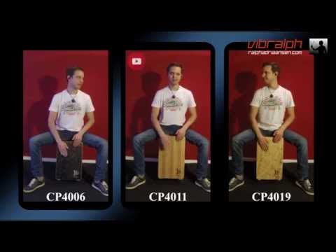 Vibralph - Comparison: Schlagwerk cajons La Perù CP4006/CP4011/CP4019