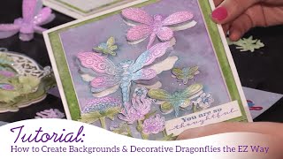 How to Create Backgrounds & Decorative Dragonflies the EZ way!