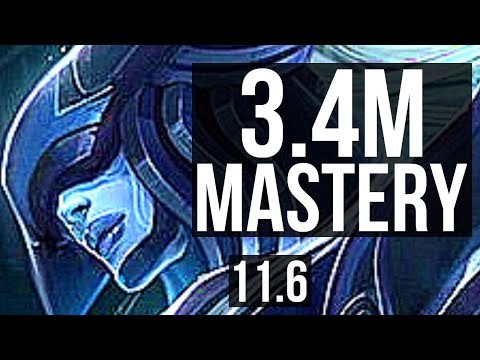 LISSANDRA vs PANTHEON (MID) | 3.4M mastery, 1000+ games, 10/3/11 | KR Diamond | v11.6