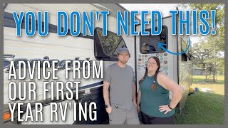 MUST HAVE for RV Camping + What You DON'T Need! Clean & Organize The Camper With Us!