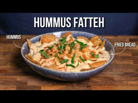 Hummus but make it a main - Hummus Fatteh